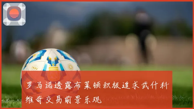 罗马诺透露布莱顿积极追求武什科维奇交易前景乐观